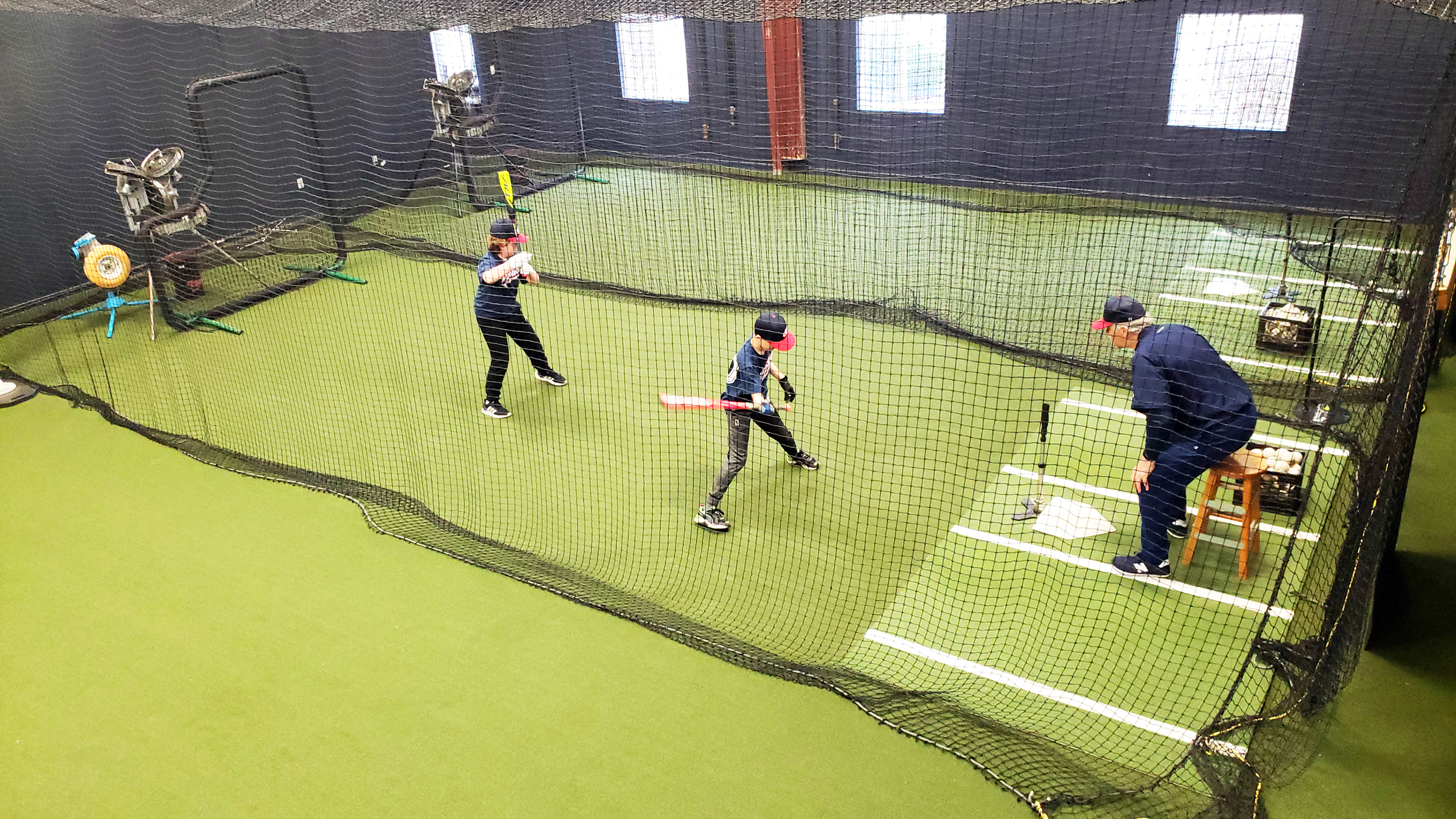 Cape Cod Riptide Baseball Club Players Batting Cage Lessons Coaching